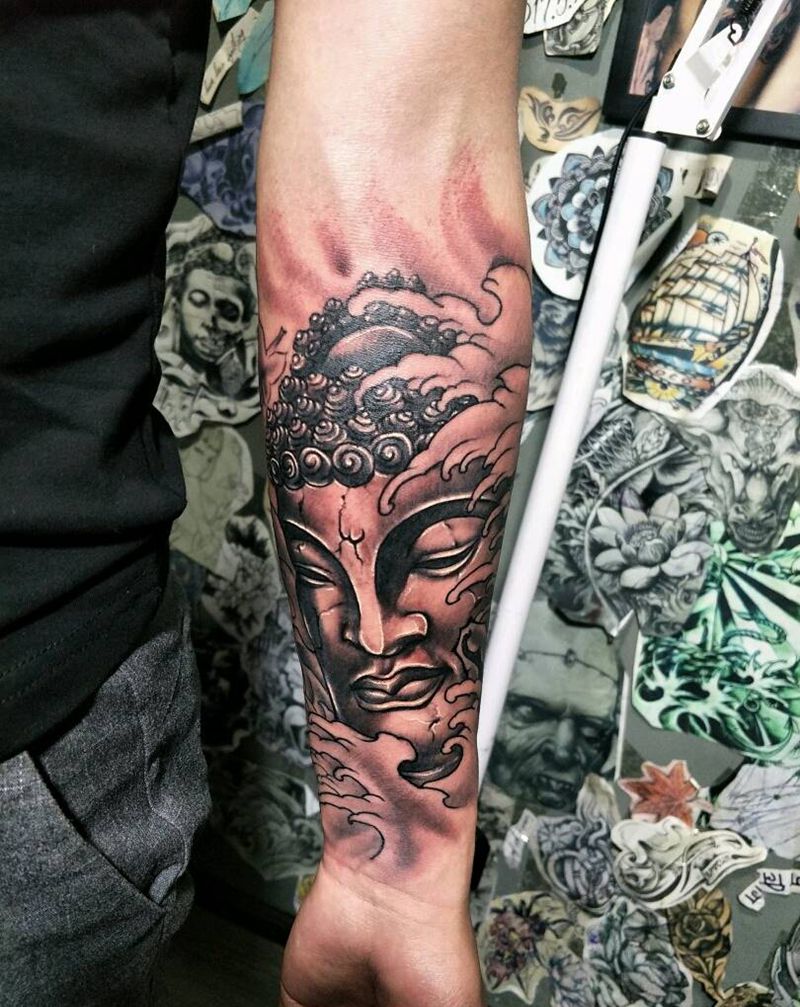 佛祖作品,微信94446968纹身图片