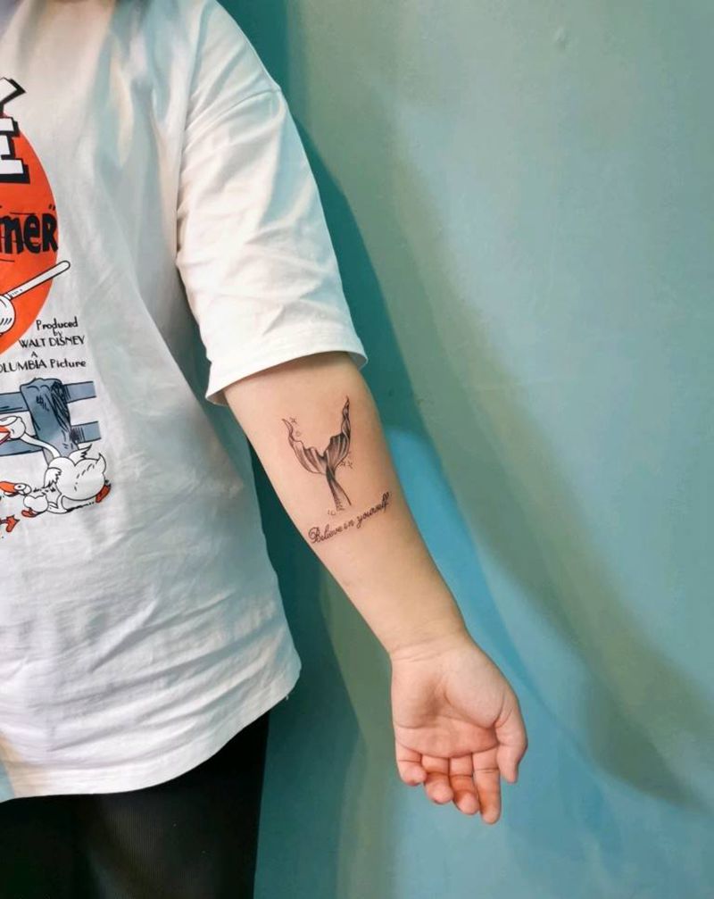 鱼尾纹身图片_新传统纹身图案