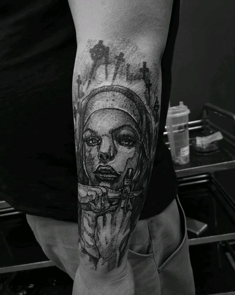 几号点刺纹身图片_点刺几何纹身图案