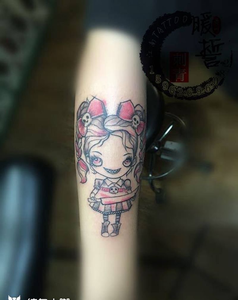 两个小清新纹身图片