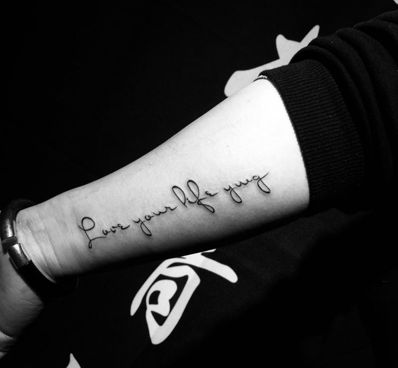 小清新纹身图片