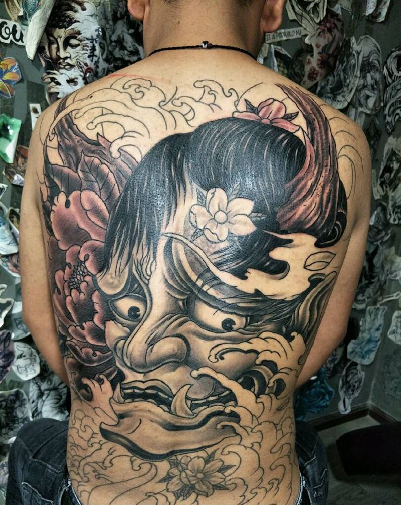 满背般若未完成下次继续面前16纹身图片