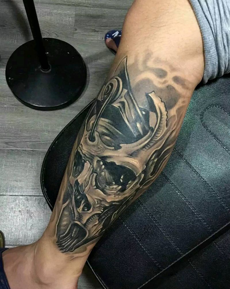 欧美写实作品纹身图片