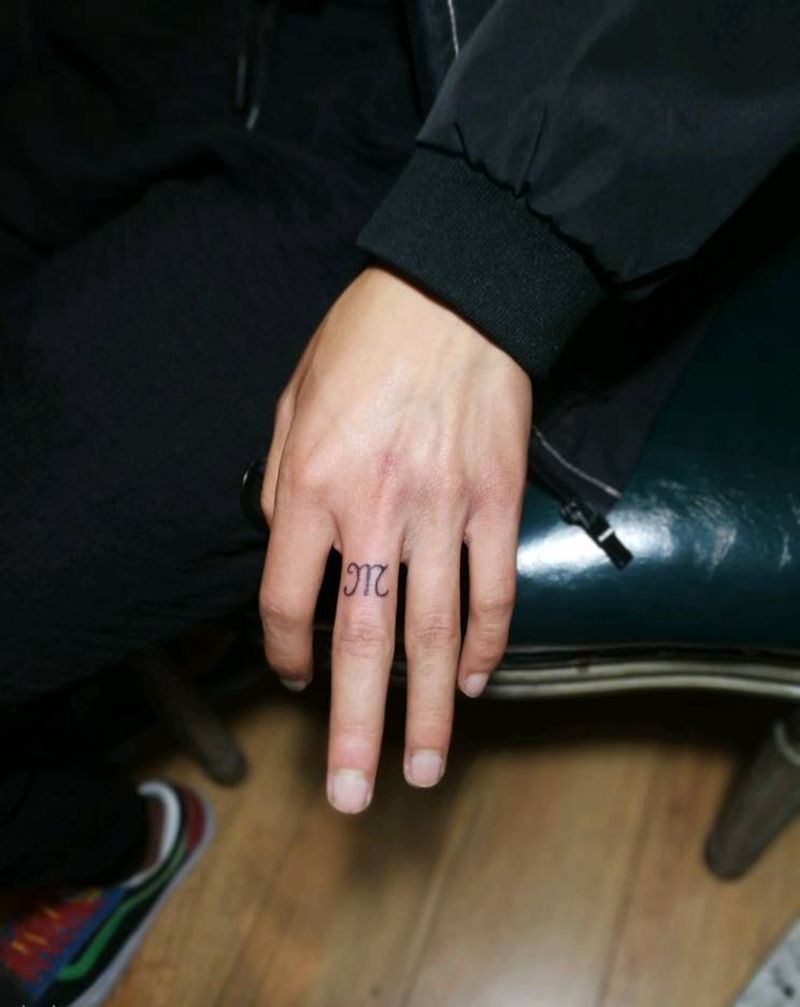 英文字母纹身图片