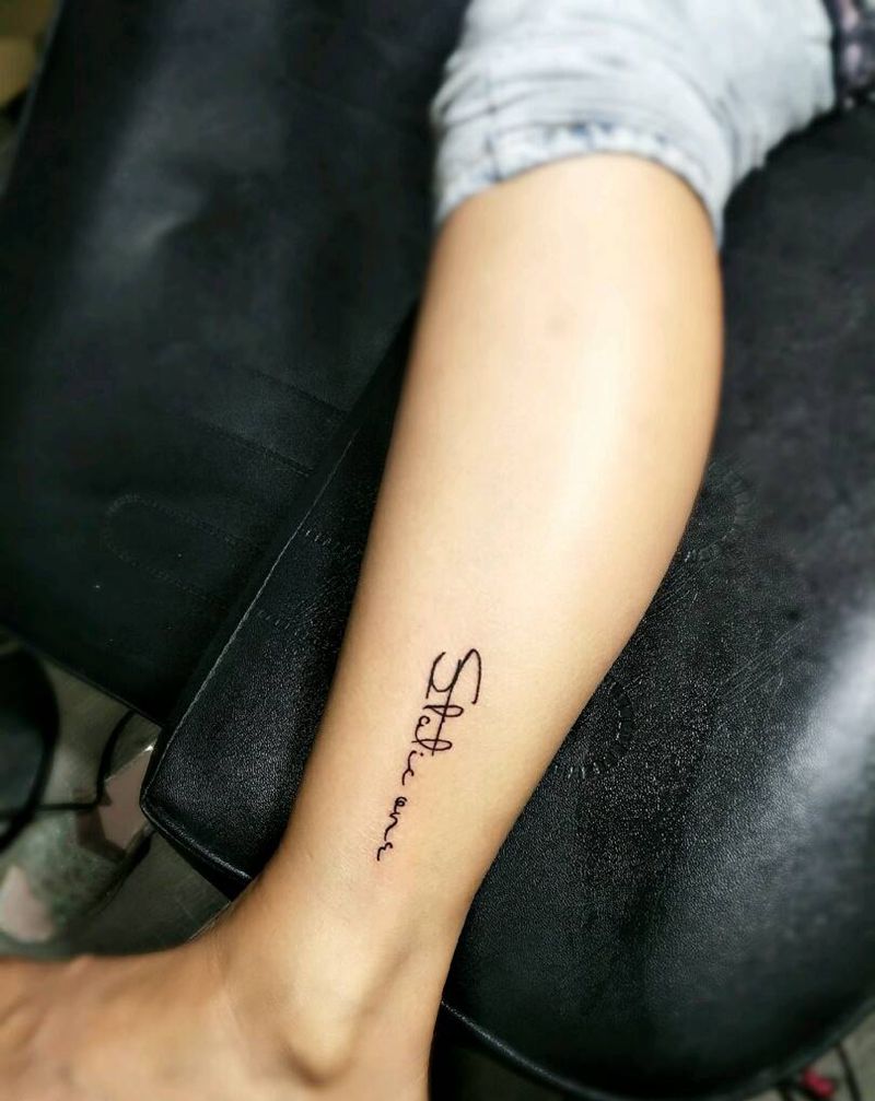 个性英文纹身图片