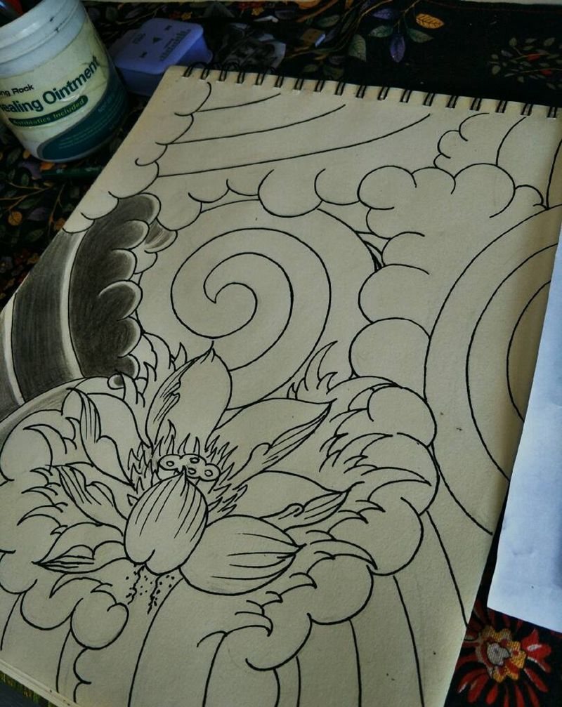 作为一位刺青师应该必备自己原创纹身图片