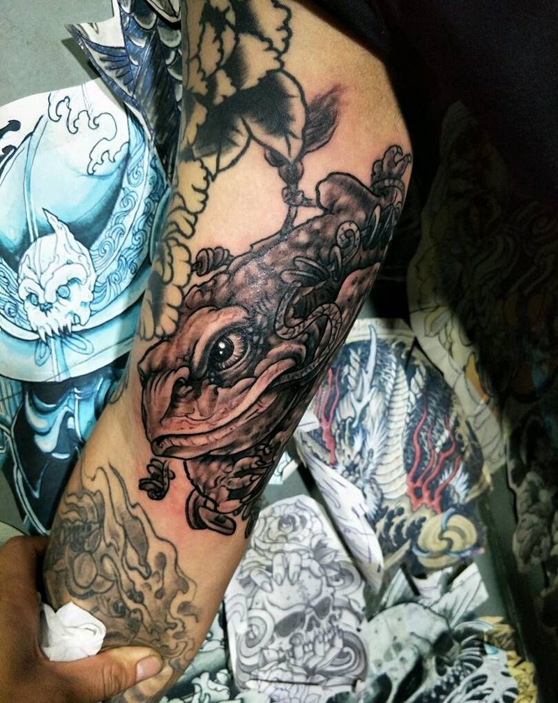 蛤蟆作品微信944469684纹身图片