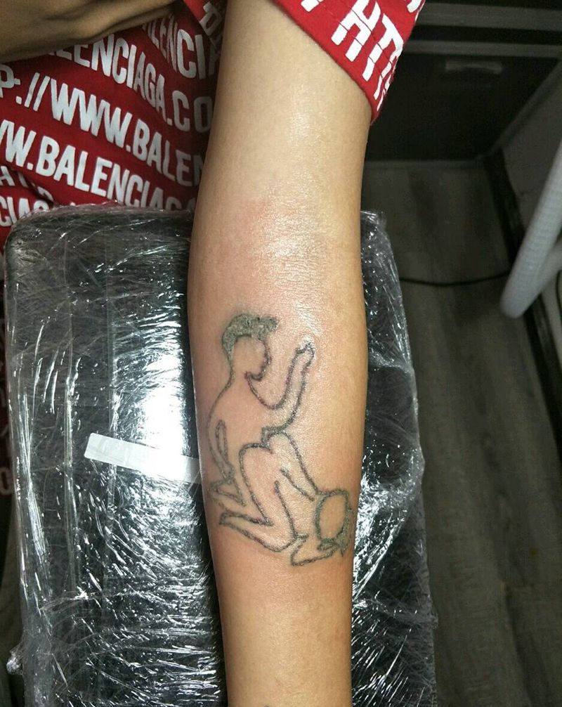 清洗纹身第一次纹身图片