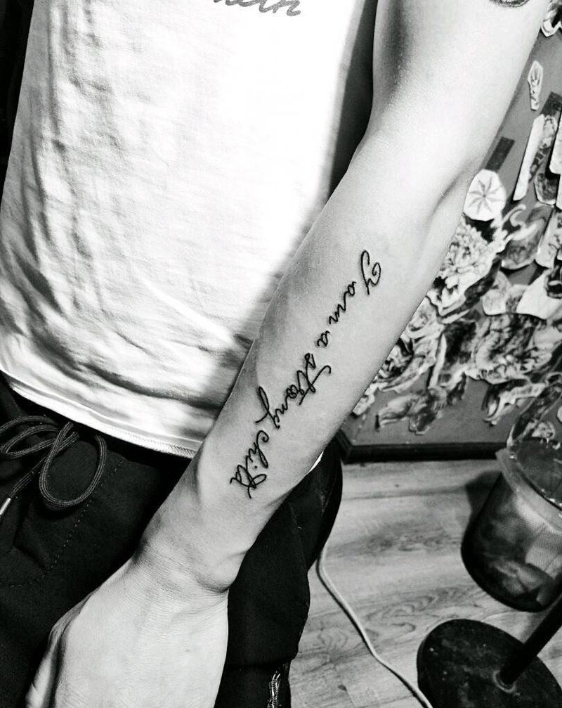 小英文纹身图片