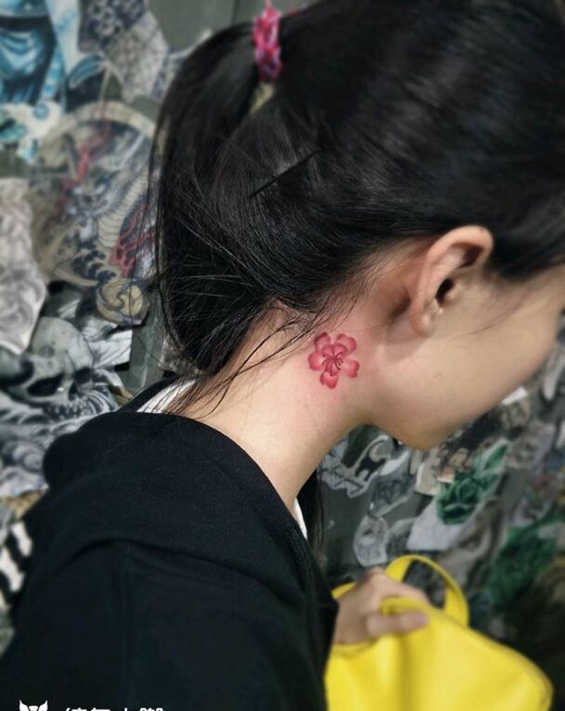 个性小花纹身图片