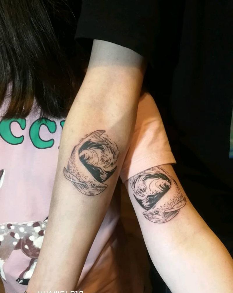 情侣纹身纹身图片_手臂纹身图案