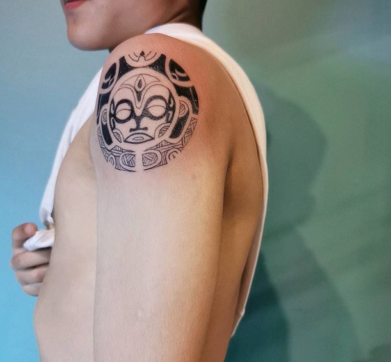 图腾纹身图片_手臂纹身图案