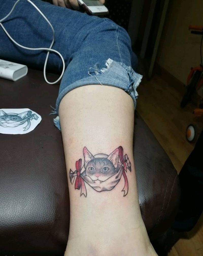 猫咪纹身图片