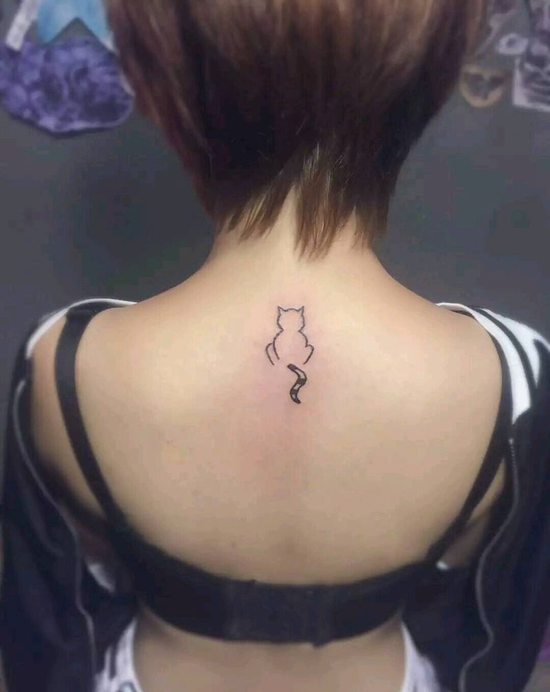 小猫纹身图片