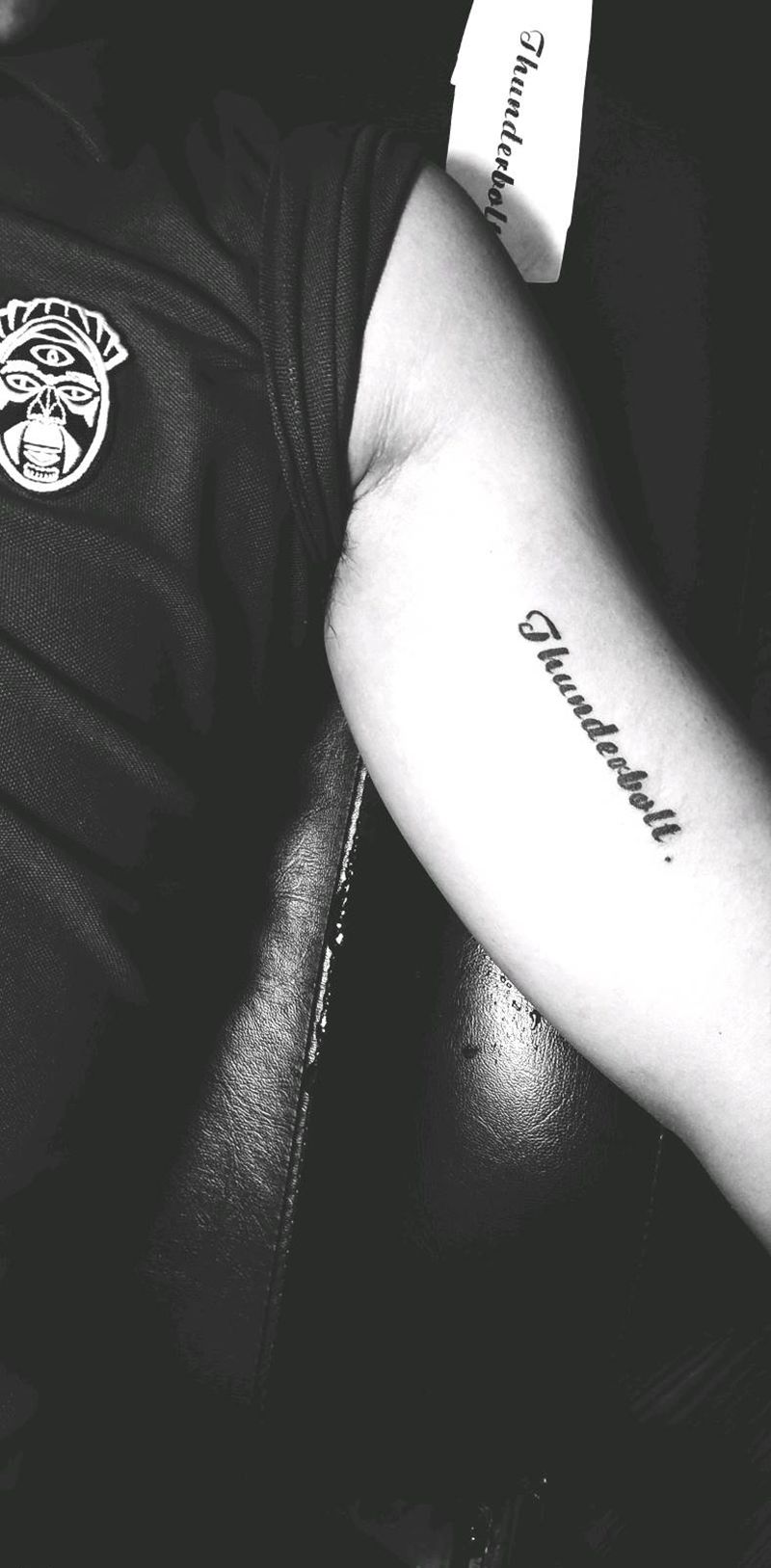 小英文纹身图片_手臂纹身图案