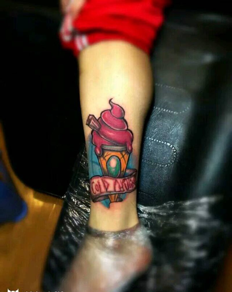 冰淇淋微信944469684纹身图片