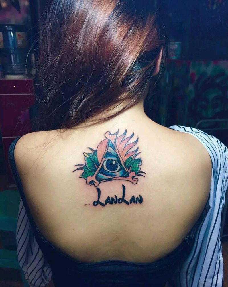 上帝的眼睛纹身图片