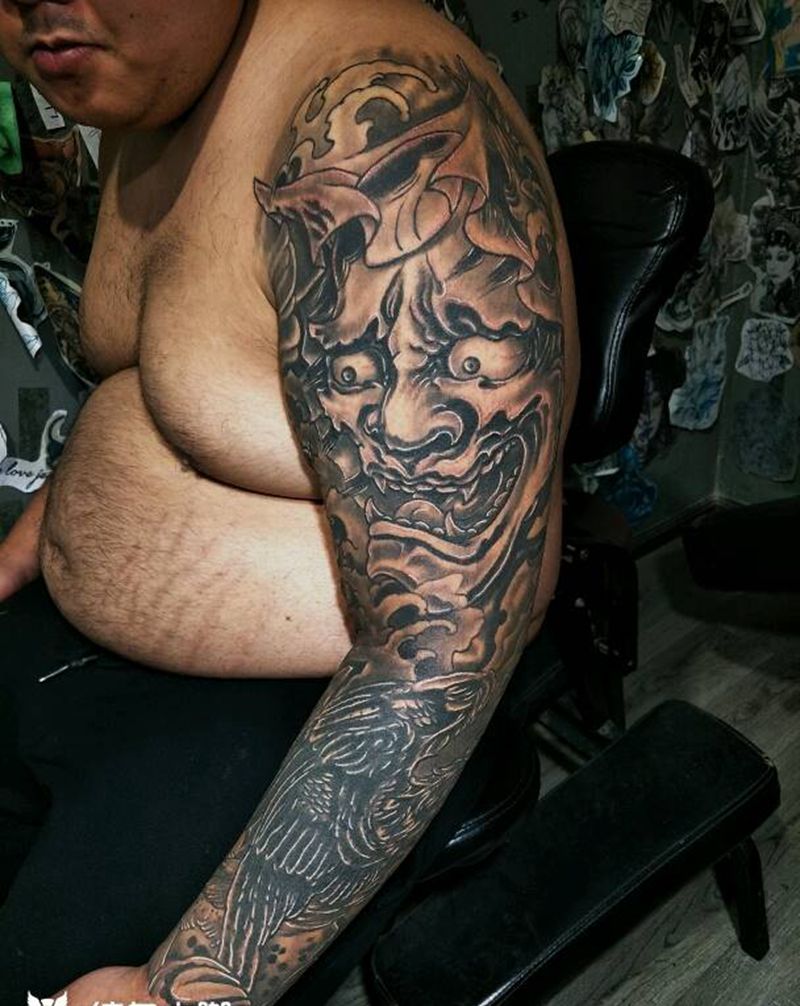 超大.超嗨.超屌.超燃纹身图片