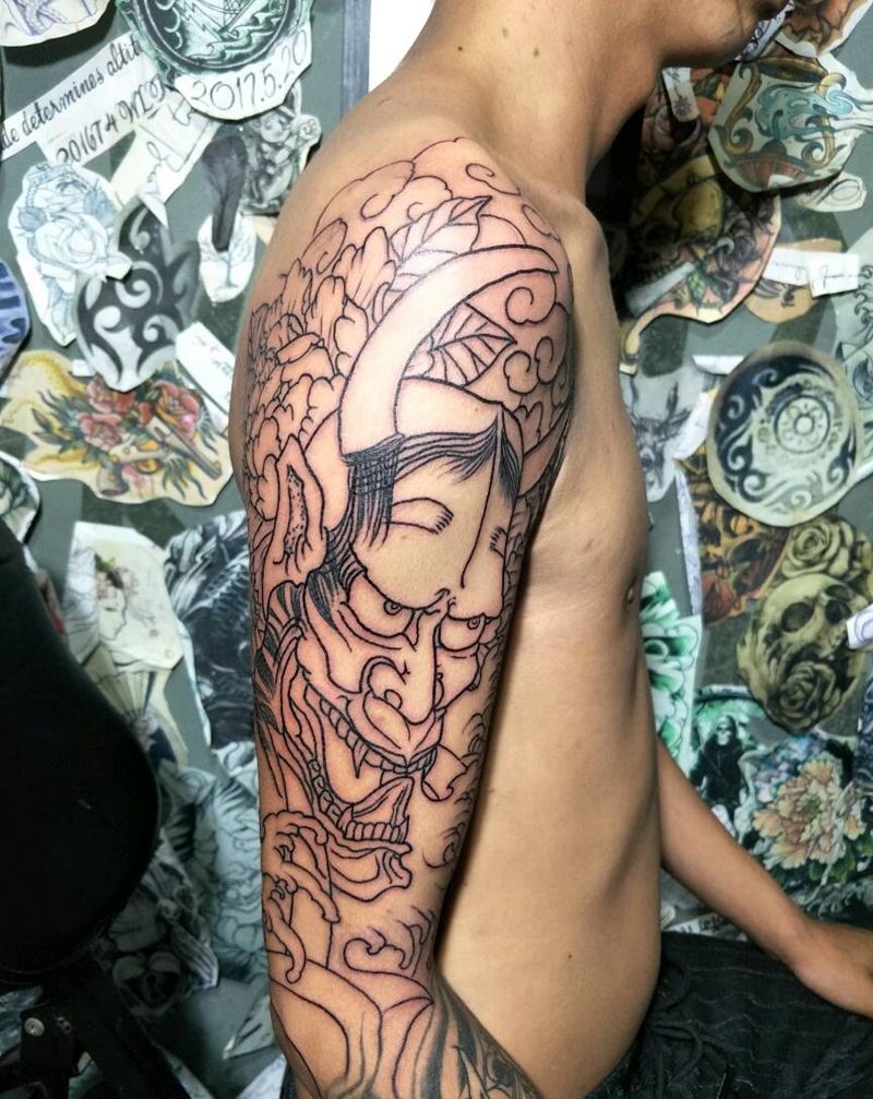 下次继续包大臂纹身图片