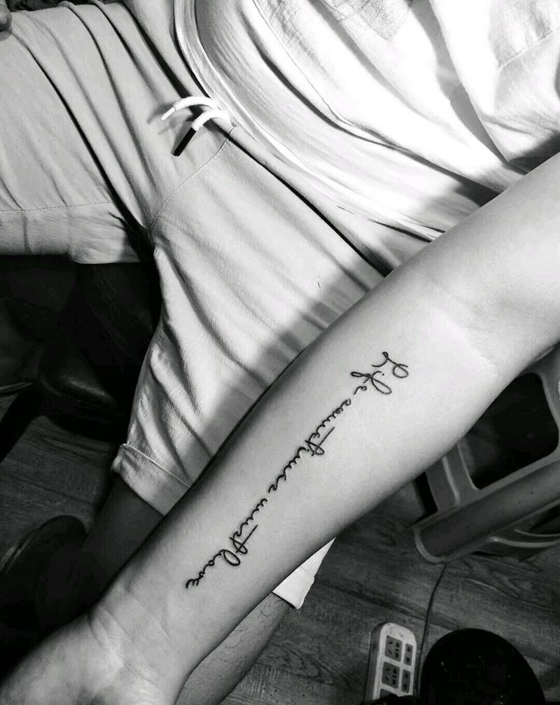 小英文纹身图片