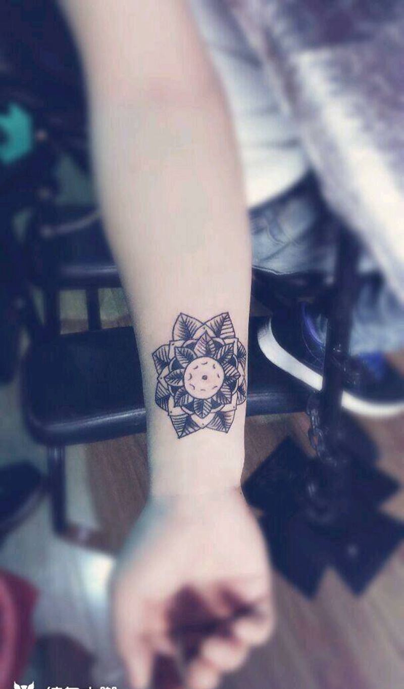 曼陀罗作品纹身图片