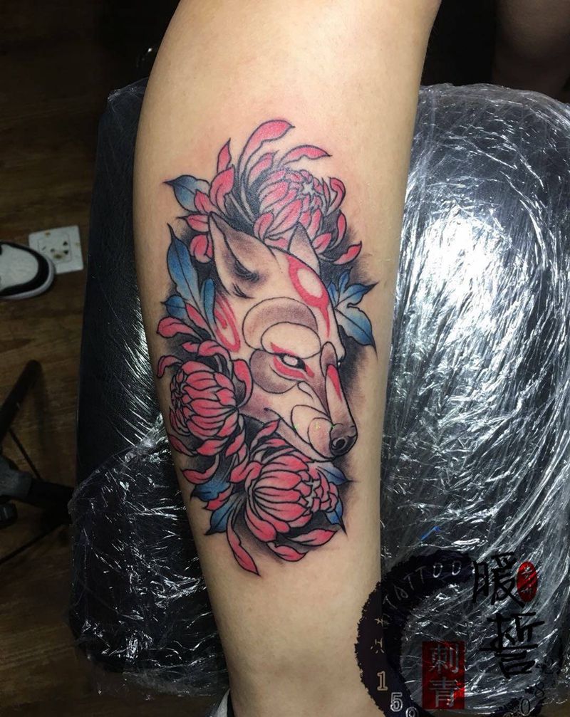 小腿纹身纹身图片