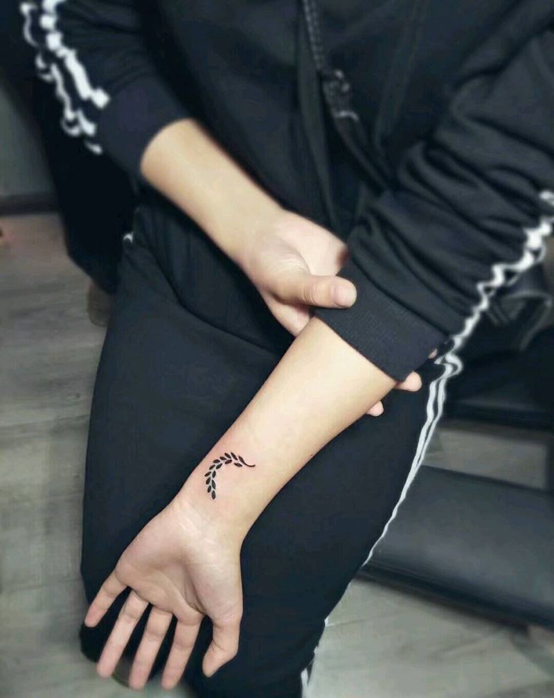 小叶子纹身图片