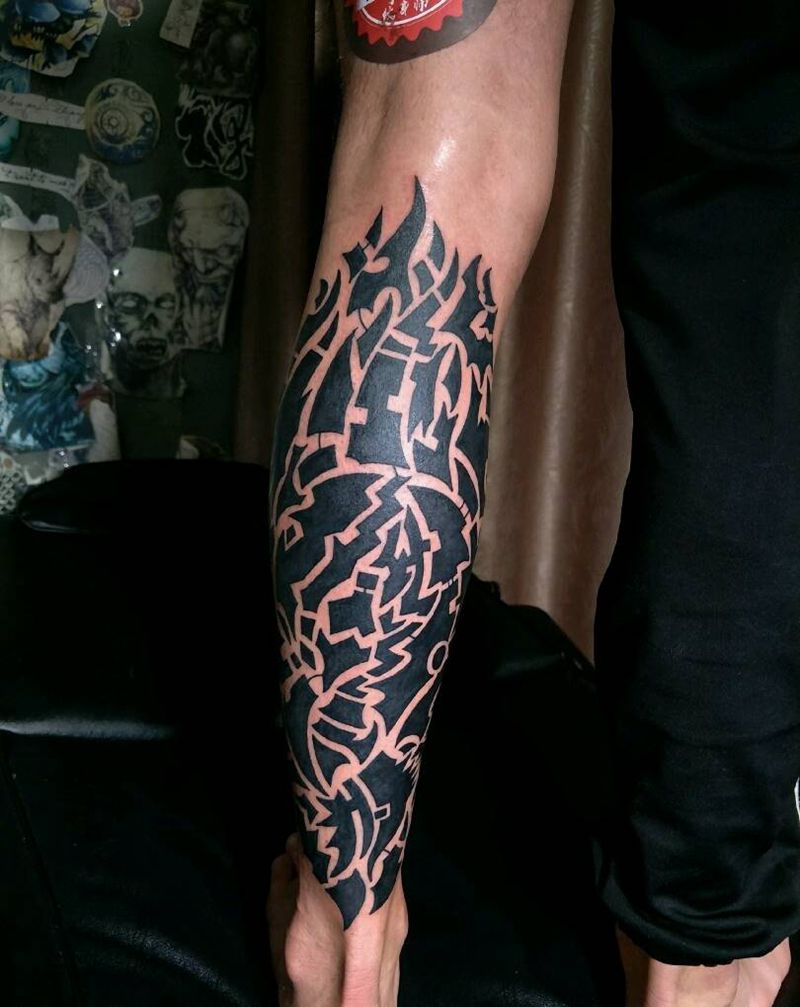 道路，到时候看结果吧纹身图片_图腾纹身图案