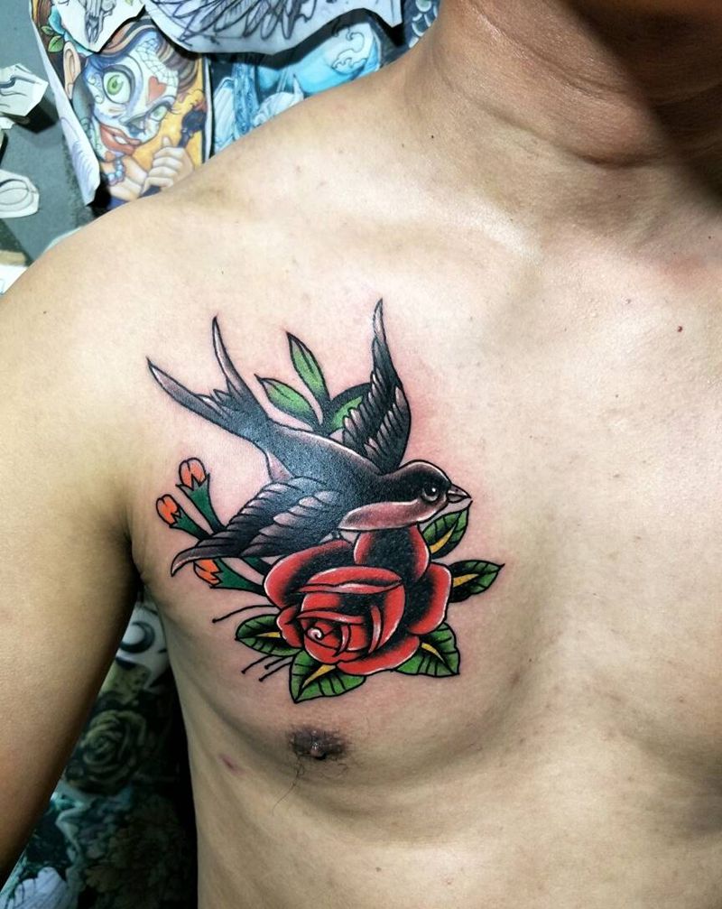 燕子微信944469684纹身图片