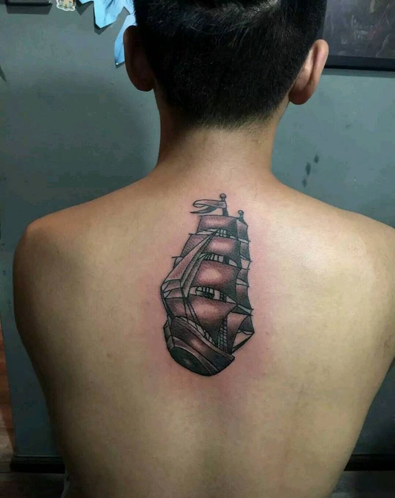 船纹身图片