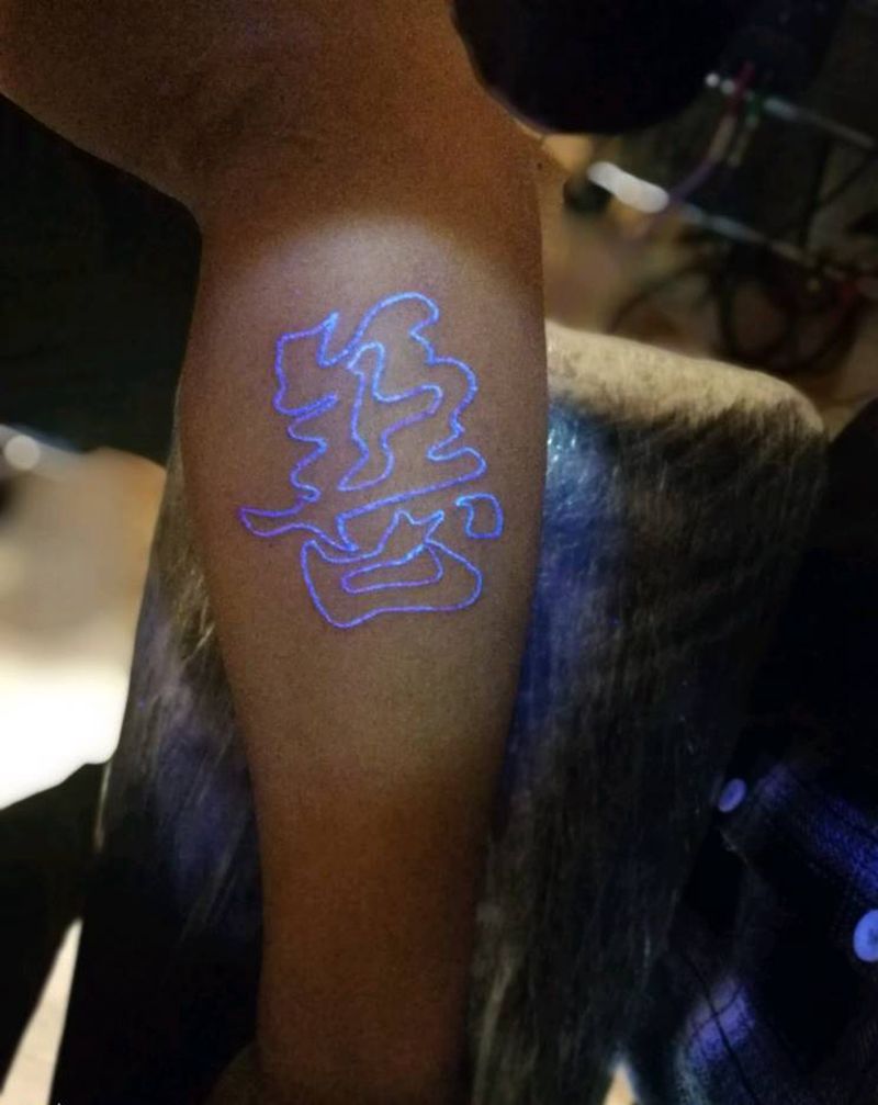 荧光纹身纹身图片
