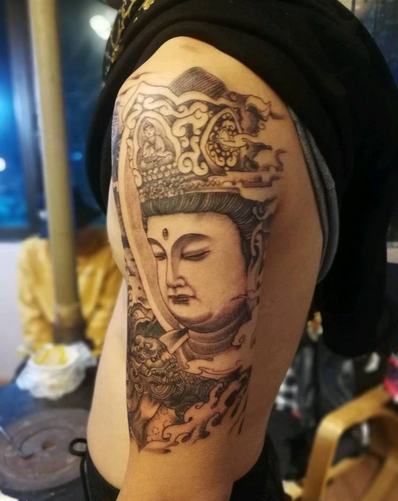菩萨纹身图片