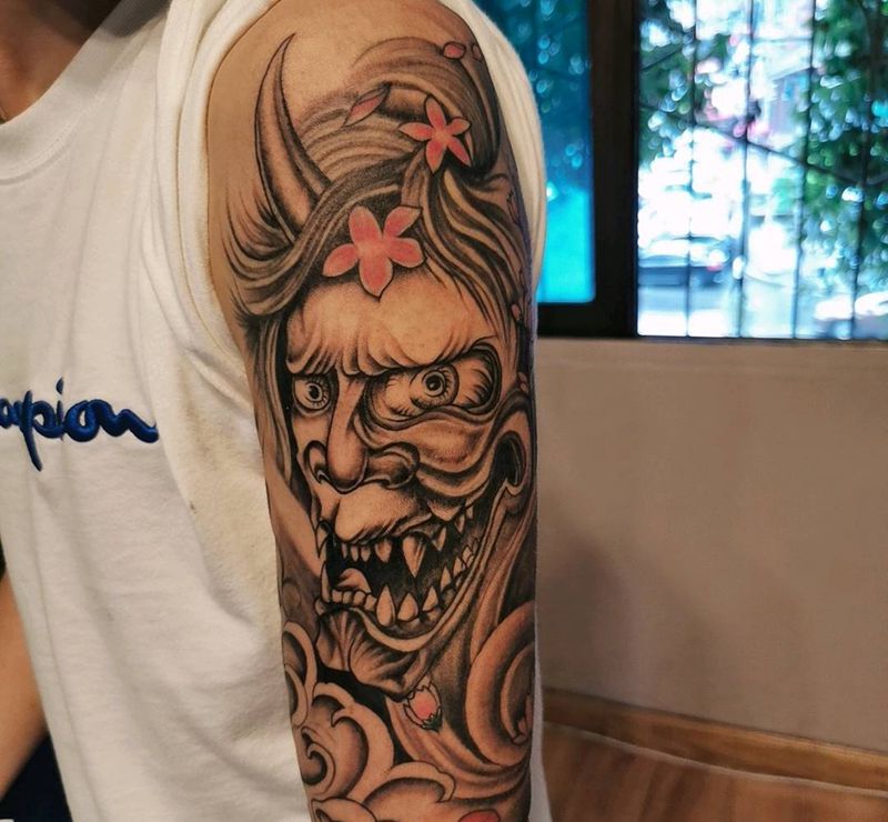 般若纹身图片_手臂纹身图案