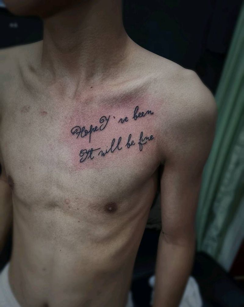 英文纹身图片_迷你纹身图案