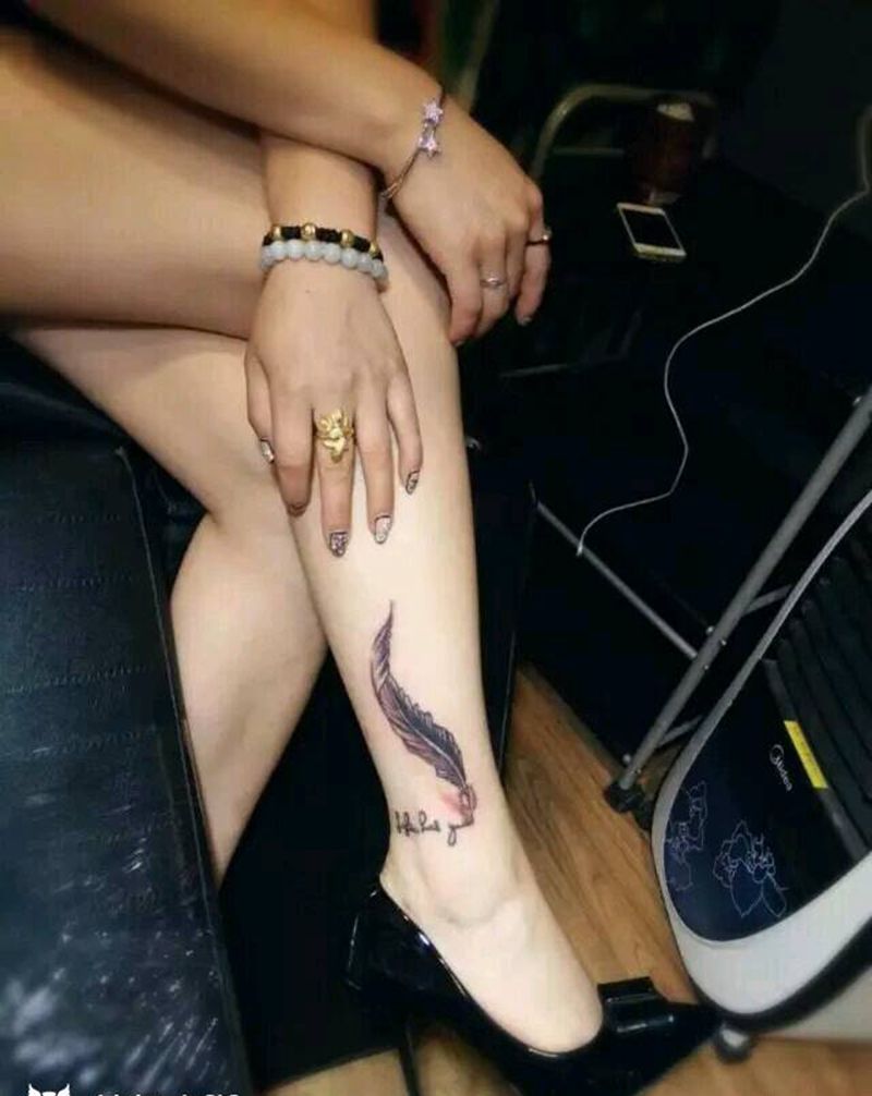 羽毛微信944469684纹身图片