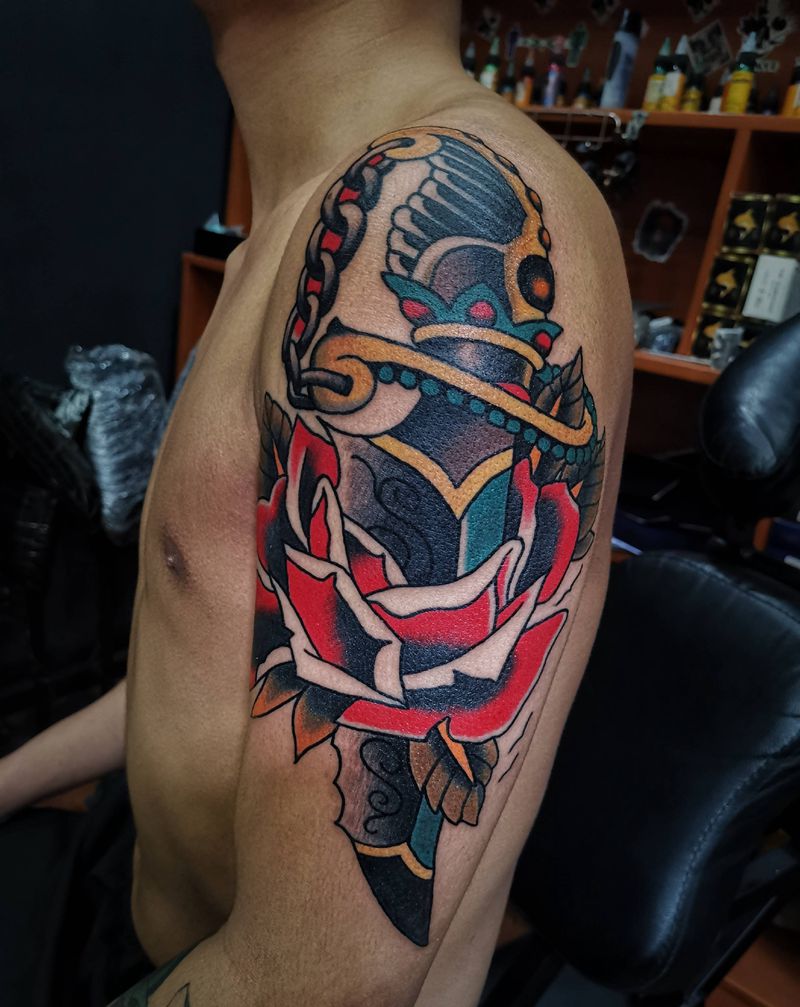 欧美老传统纹身图片_Old School纹身图案