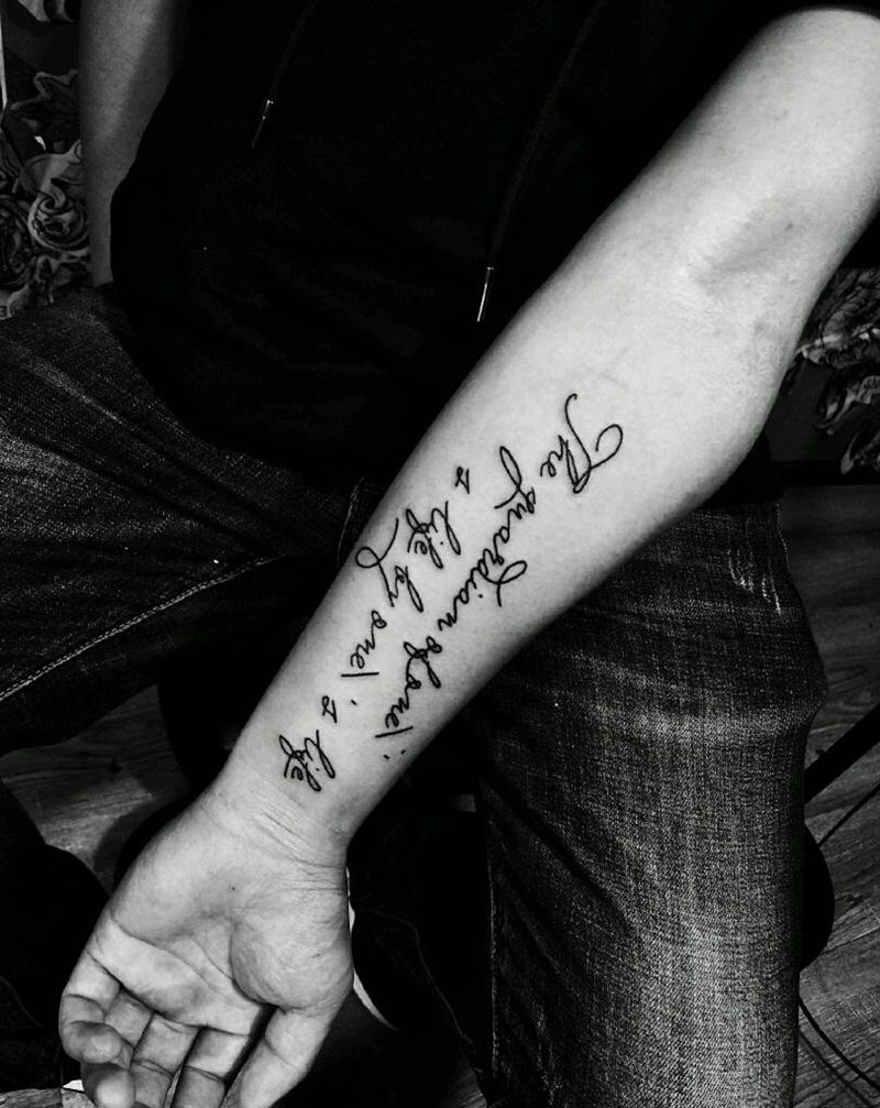 小英文纹身图片