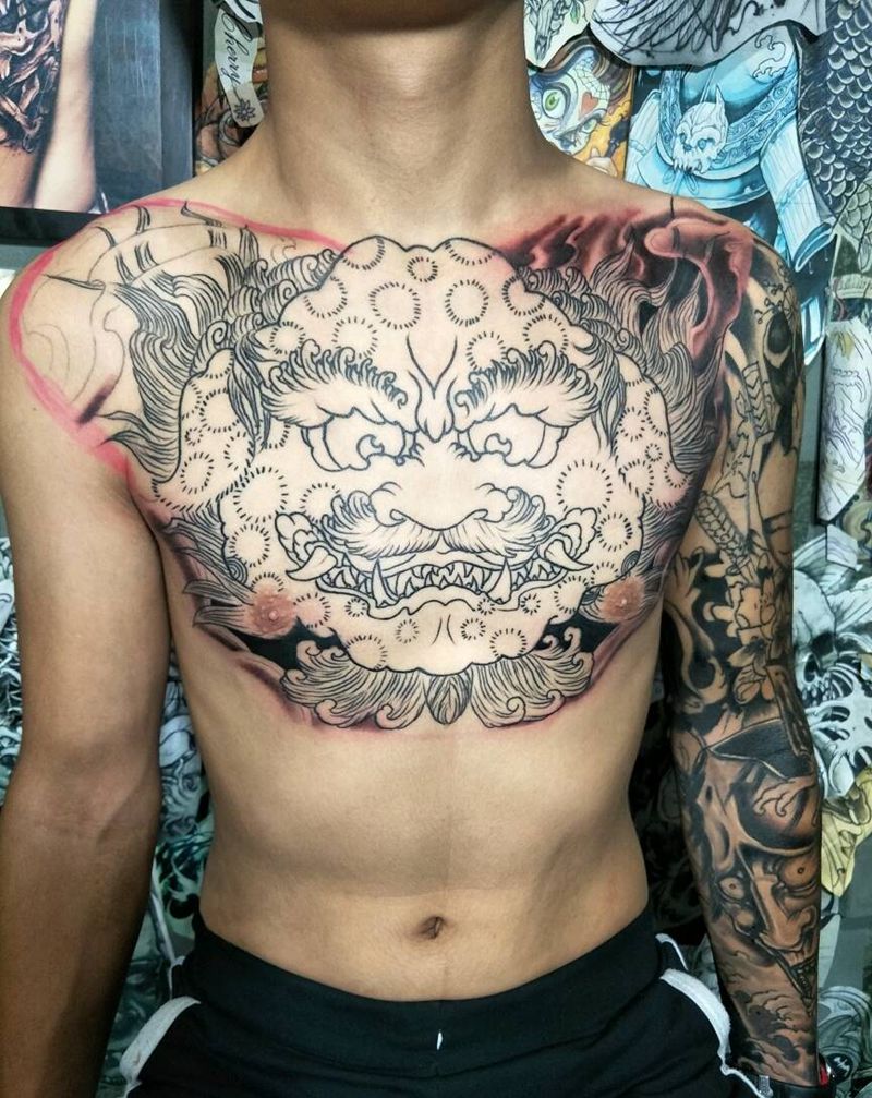 才一点点纹身图片