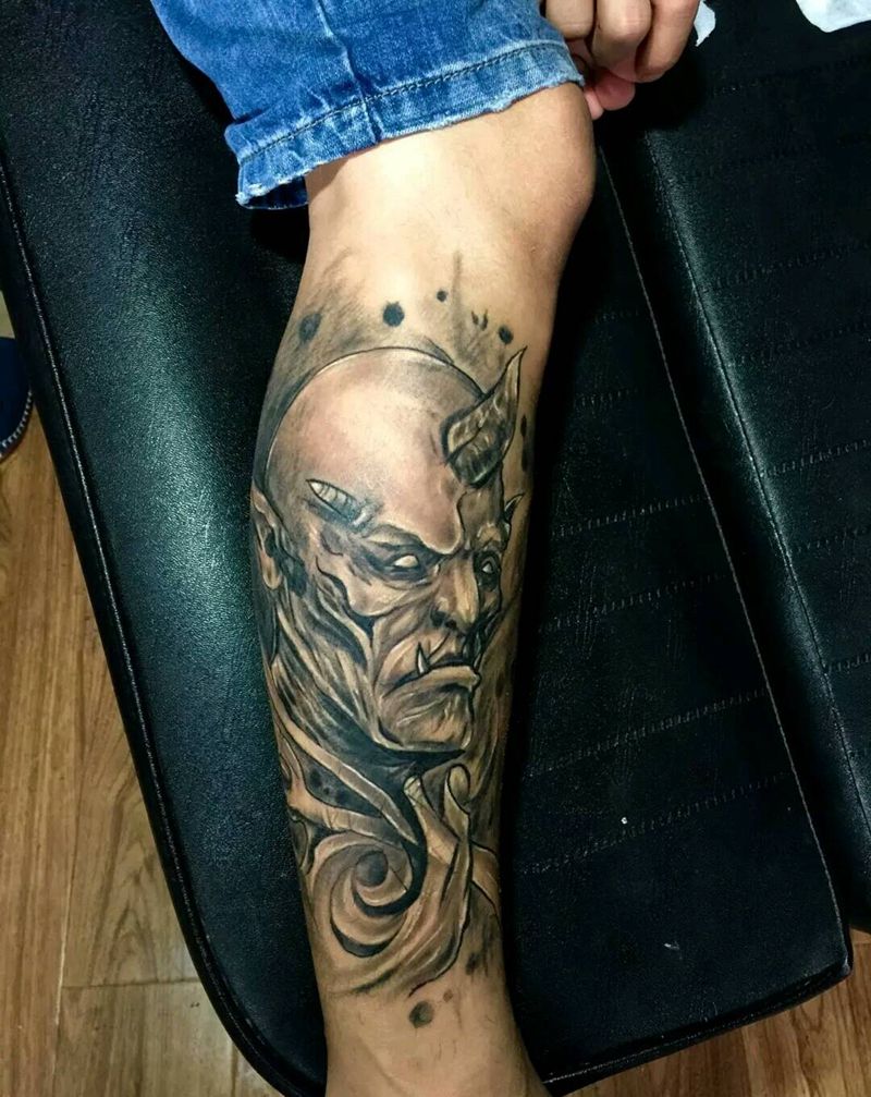欧美恶魔纹身图片