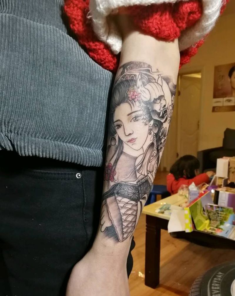 美女图纹身图片