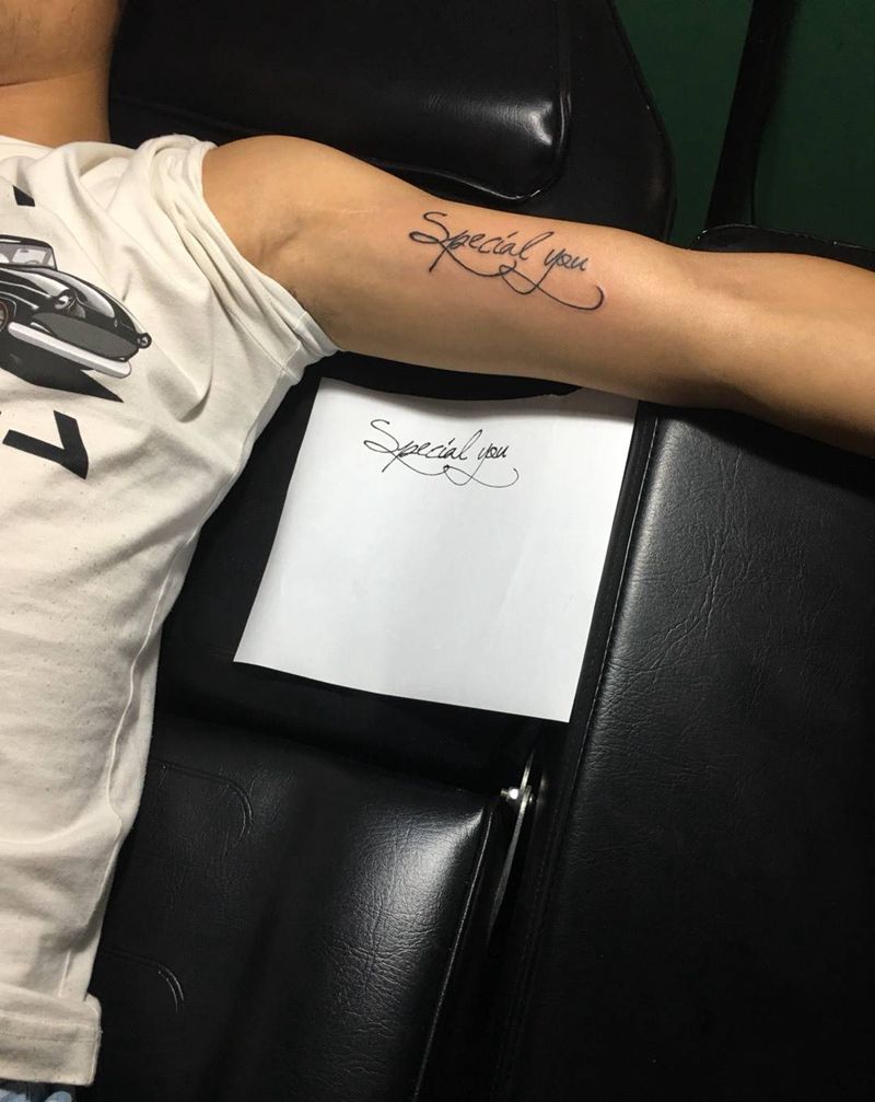 特别的你纹身图片