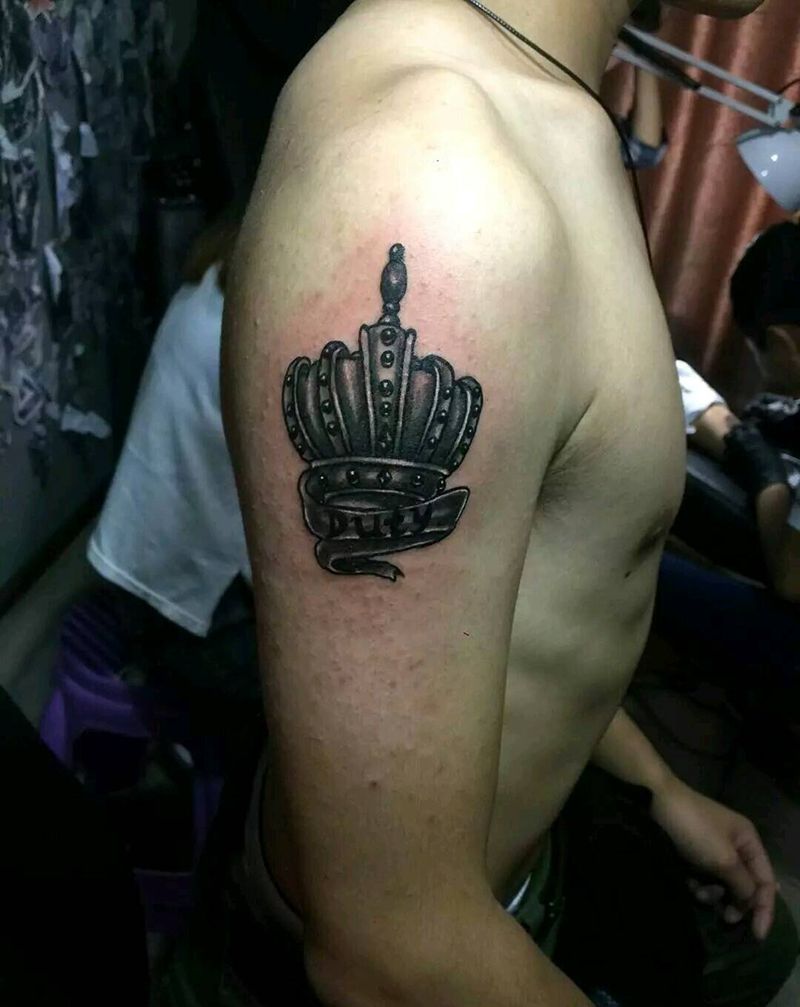 皇冠纹身图片