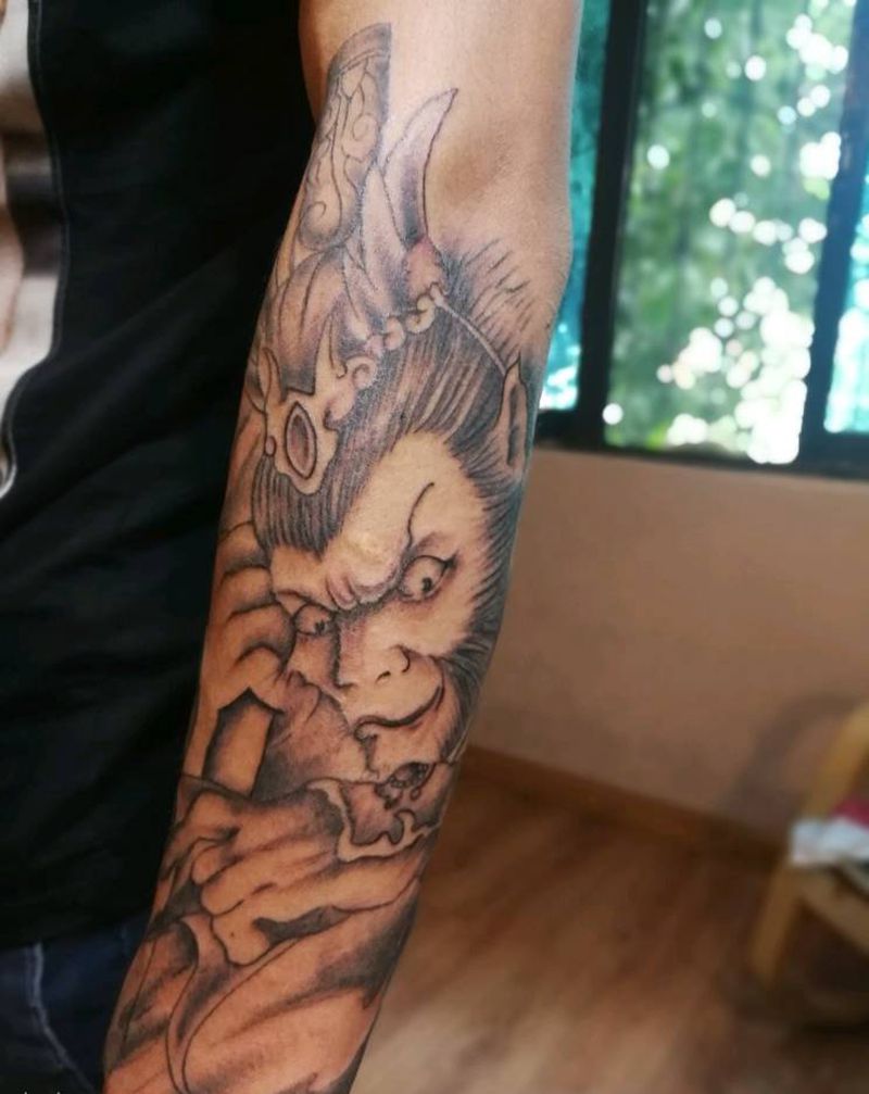 斗战胜佛纹身图片