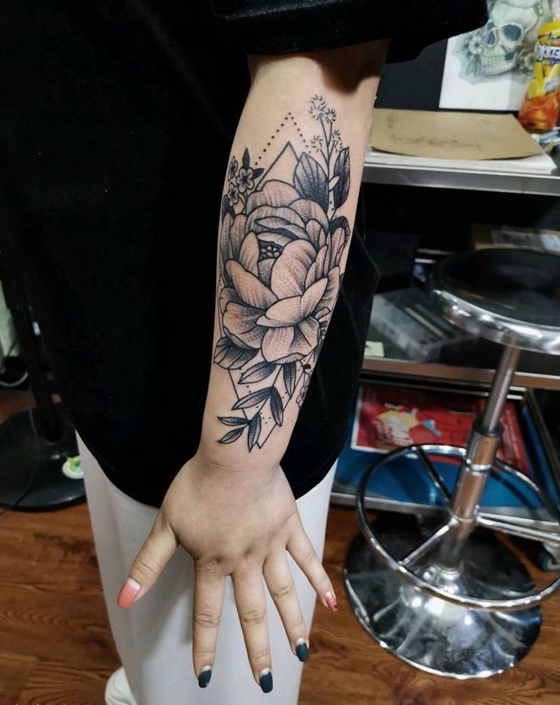 点刺花纹身图片_点刺纹身图案