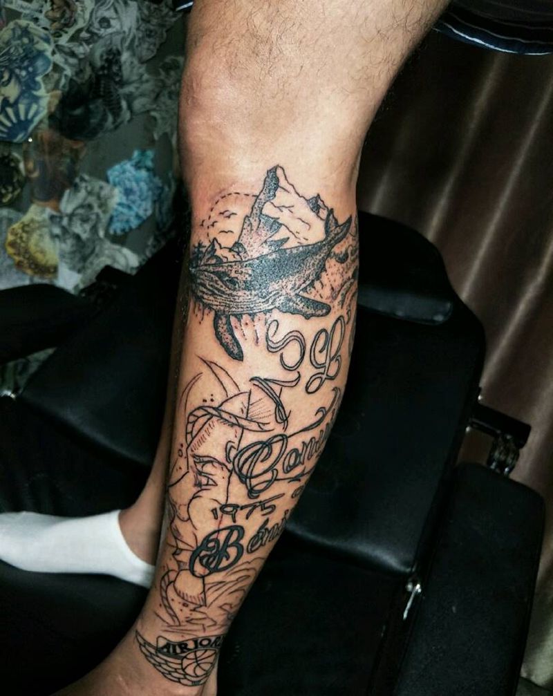 修改填补未完成纹身图片