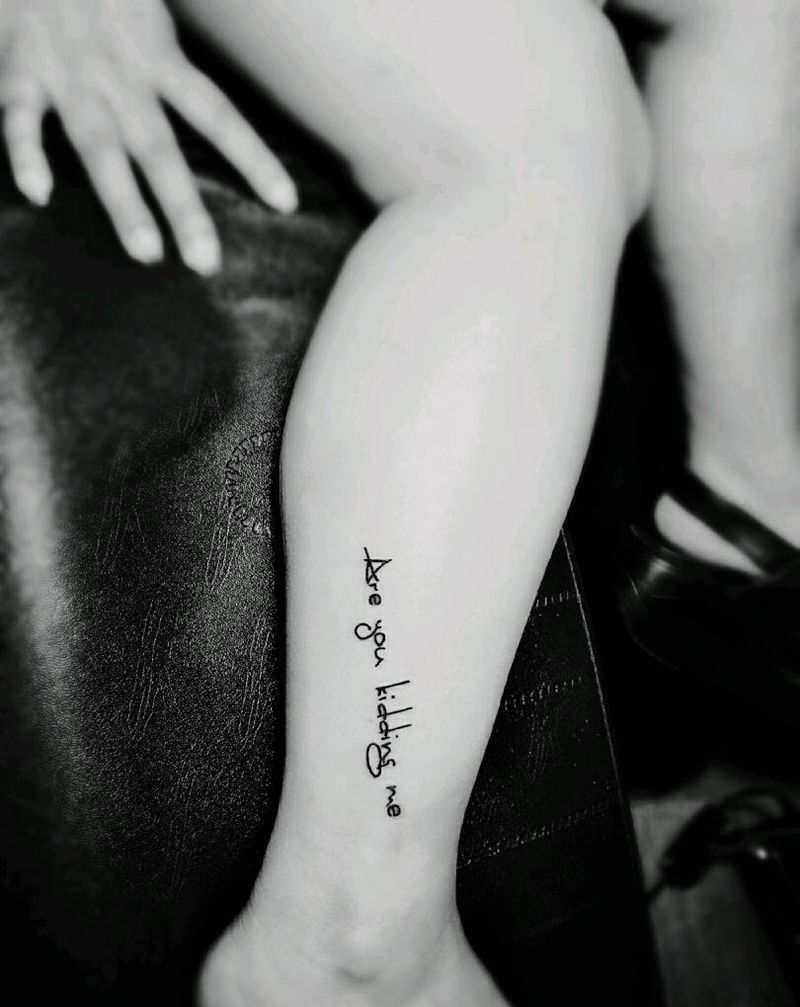 小英文纹身图片