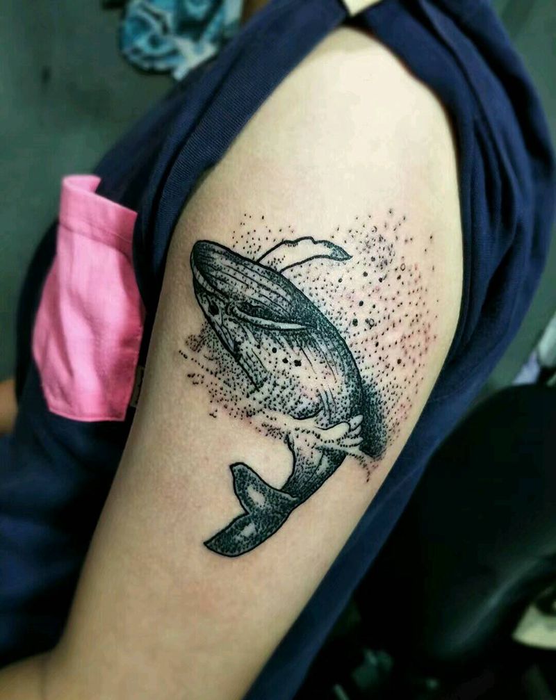 鲸鱼纹身图片