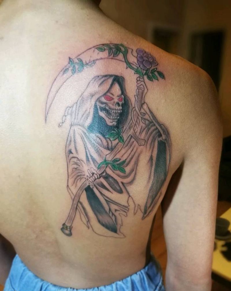 死神纹身图片