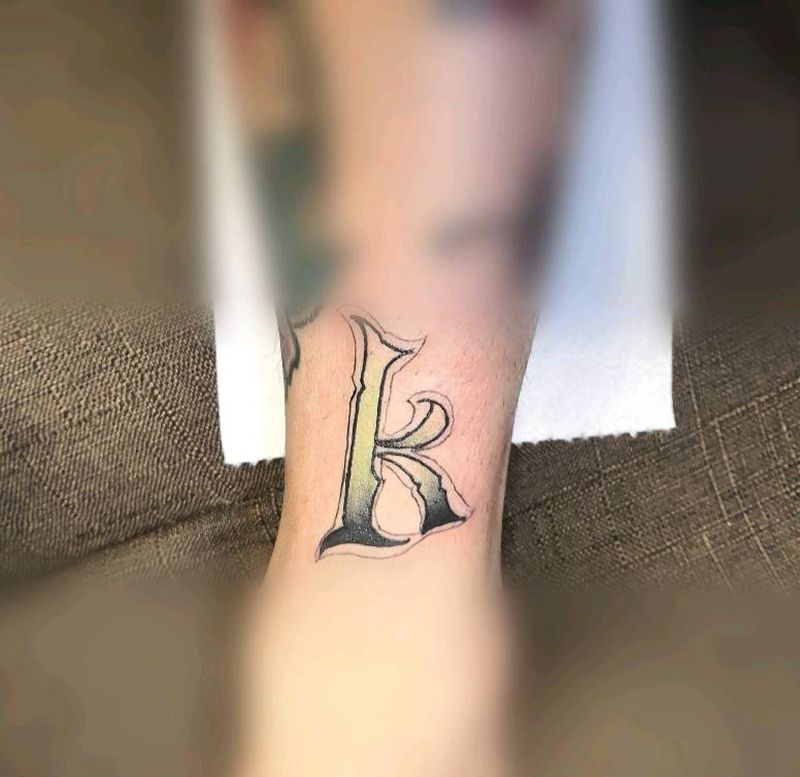 花体纹身图片_花体字纹身图案