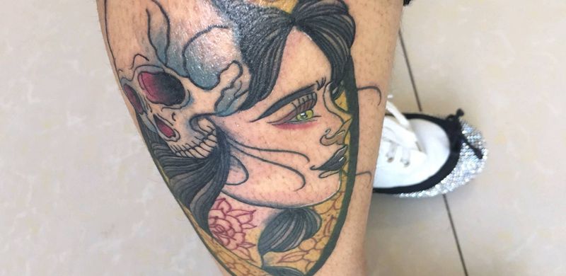 new 女郎 家里做的纹身图片